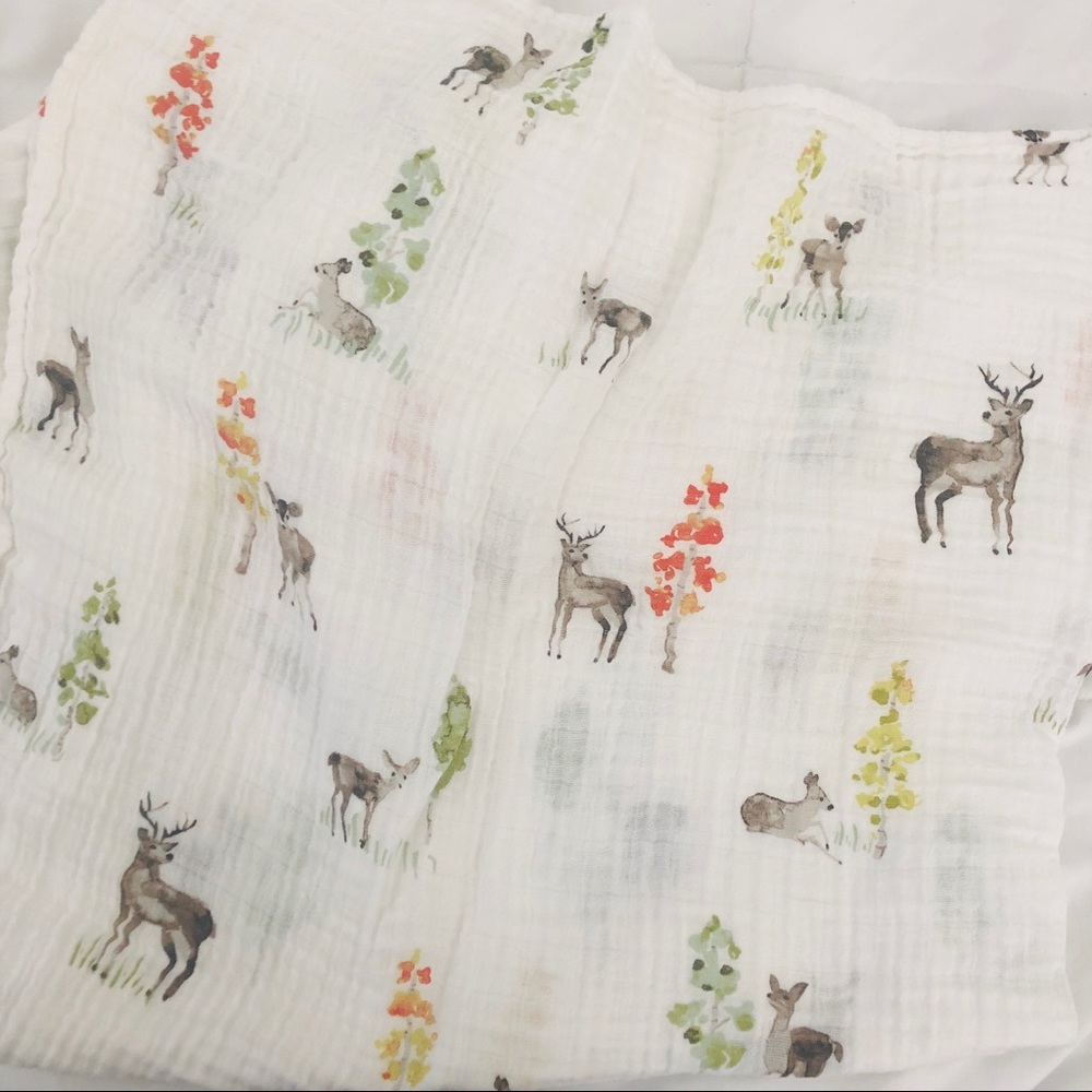 Forest Friends Muslin Swaddle Blanket